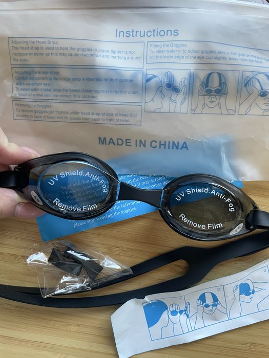 Korekcyjne okulary do plywania OP -4,5 OL -5,5