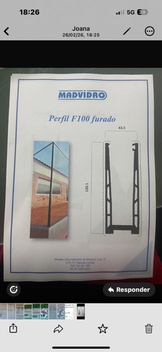 Aluminio  perfis para varanda