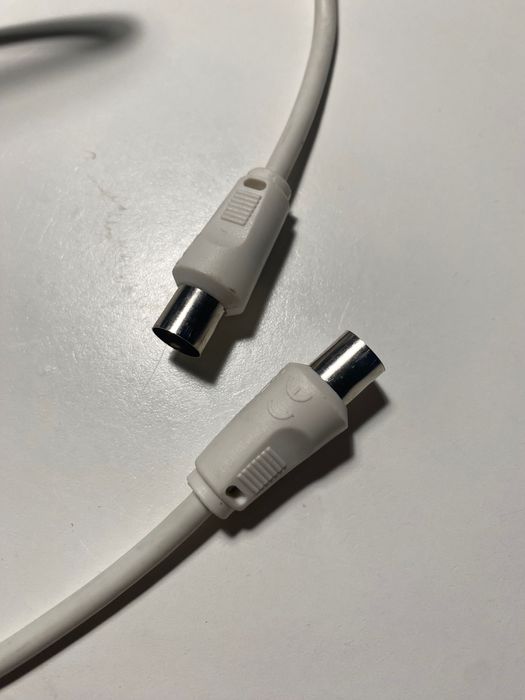 Kabel antenowy TV IEC męski-męski przewód koncentryczny DVB-T