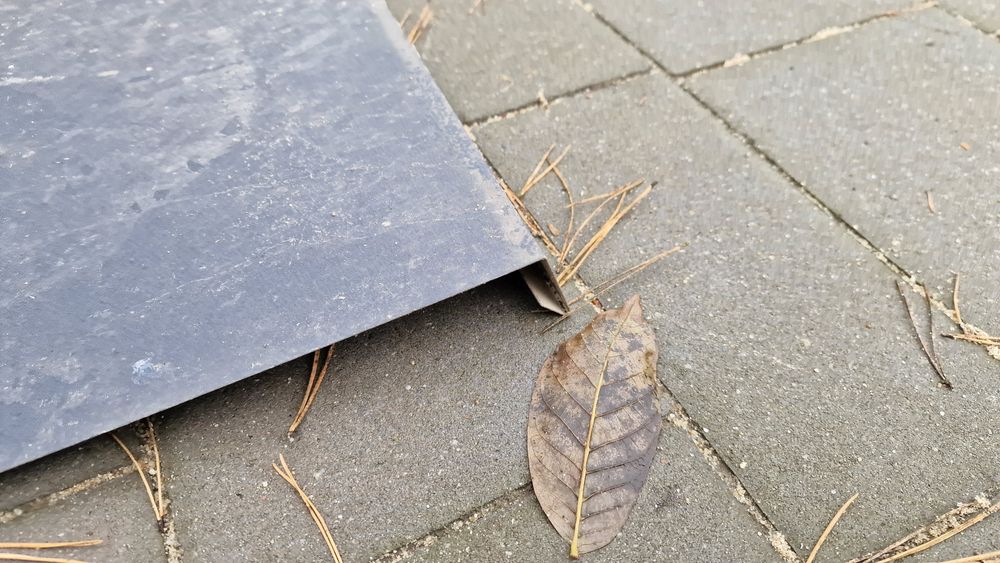 Obróbka blacharska czapka okapnik blacha antracyt grafit