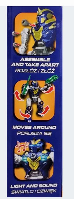 Elefun Robo Creator Internatywny Duży robot składania światło dźwięk