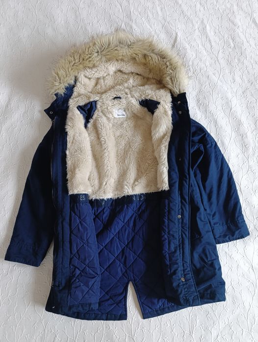 Куртка-парка Zara Kids 13-14(164) синій колір
