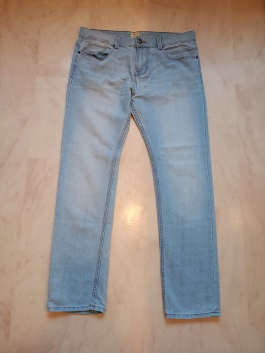 Jasne błękitne jeansy męskie Primark Atmsphere rozm W36L34