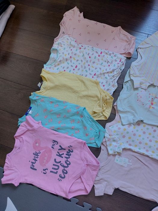 Paka ubrań set zestaw komplet body ubranka 86 92