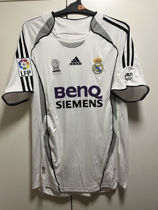 Real Madrid Raúl 7 BenQ Siemens Adidas LFP Retro Vintage XL XXL