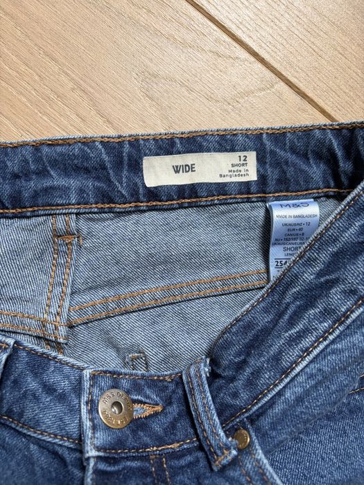 Jeansy wide leg Marks&Spencer roz. 40