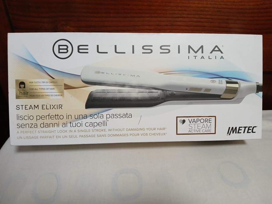 Bellissima alissadora de cabelo a vapor