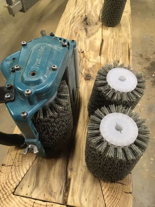 Szczotka nylonowa do postarzania postarzarka Makita 9741 szczotkarka