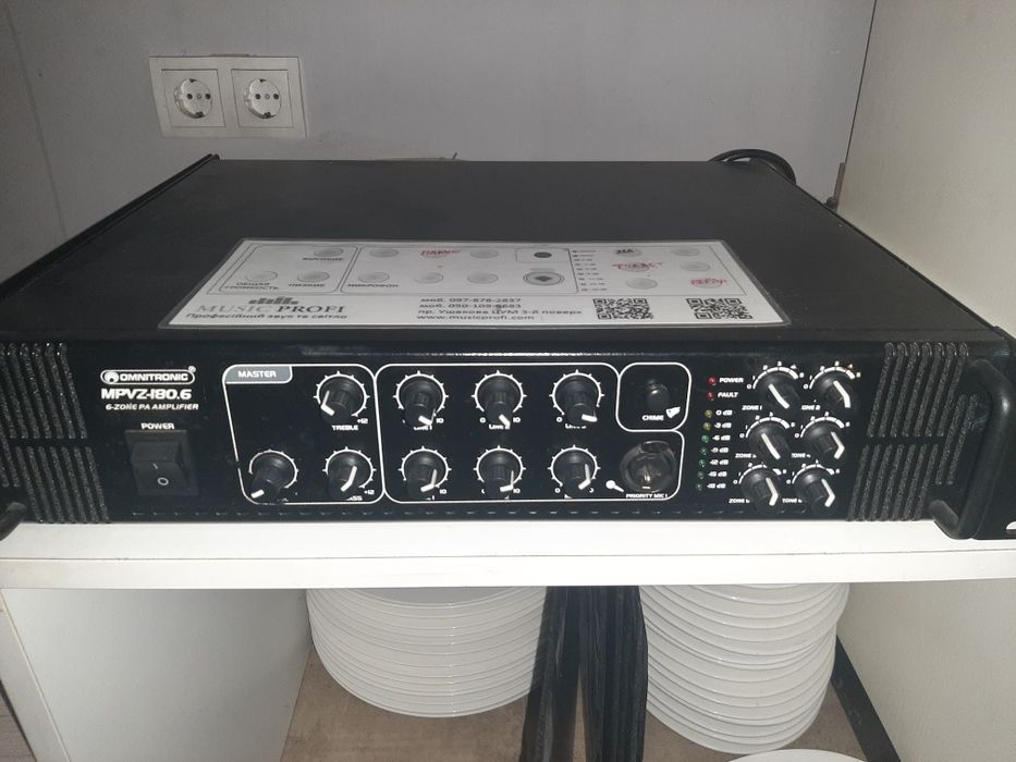 Усилитель OMNITRONIC MPVZ-180.6