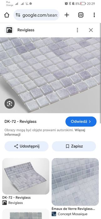 Płytki do basenu Reviglass 64m2