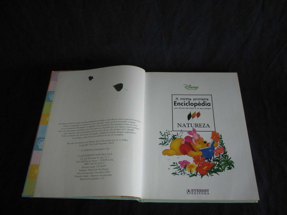Livro A minha primeira Enciclopédia com Winnie the Pooh Natureza