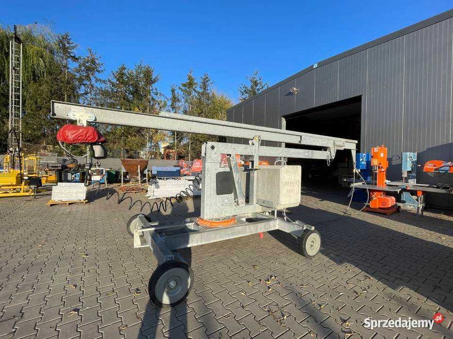 Mini Dźwig budowlany LISSMAC LMK 400 TFE Minikran Silka Bloczki żuraw