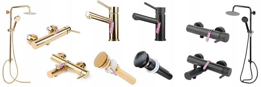 MSA29-160G3 Batera wannowa TUBE kol. złoty