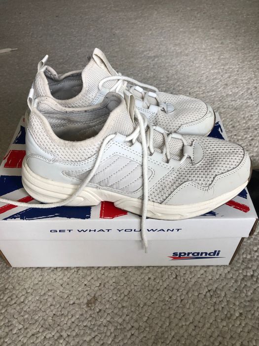 Adidasy sprandi białe 37