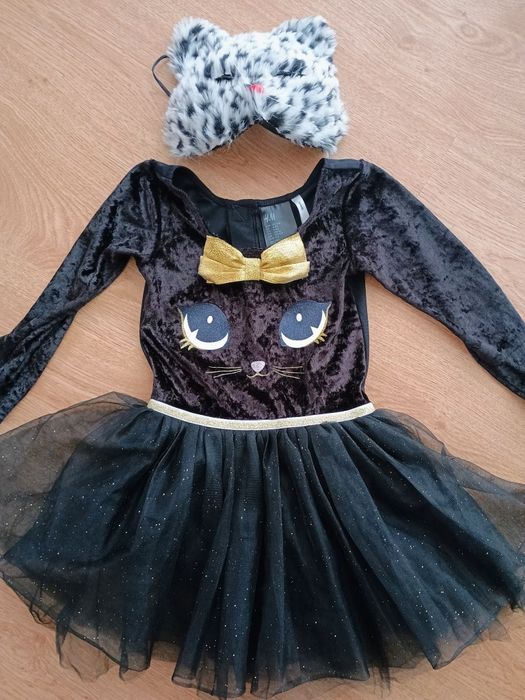Strój , przebranie kotki, 122 cm