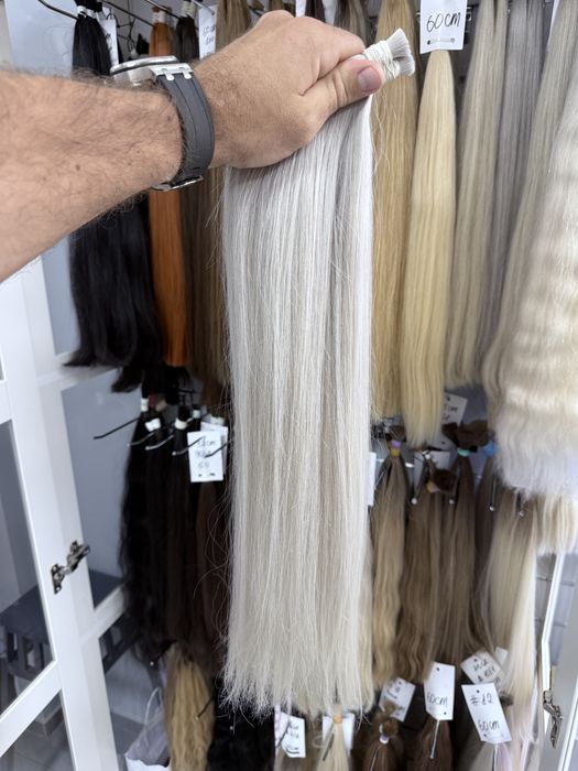 Blond włosy słowiańskie 45-70 cm PREMIUM | RATY 0% Santander