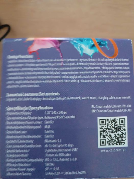 Nowy SmartWatch z pomiarem aktywności sportowych