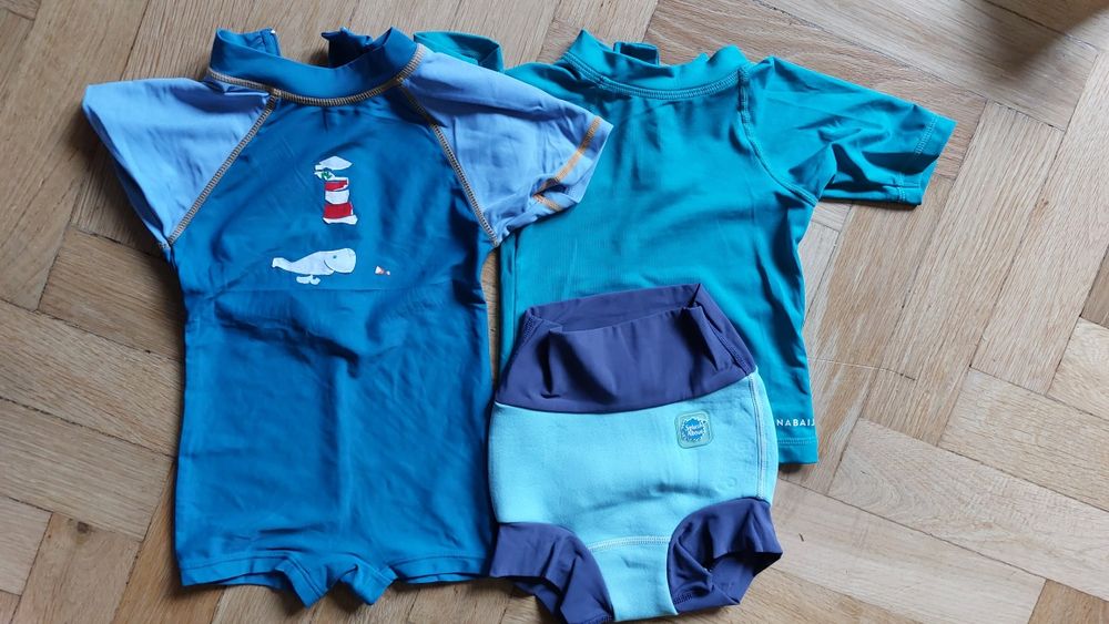 Zestaw kąpielowy dla chłopca, UV, rozmiar86