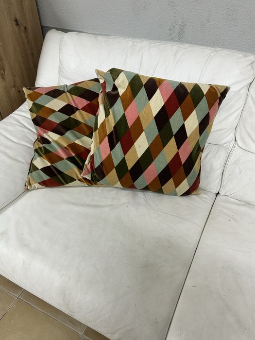 Sofá de pele branco chateau d'ax