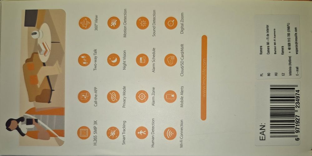 Продам 5Мп IP-Камера Imou Ranger RC 5мп WI-FI поворотна