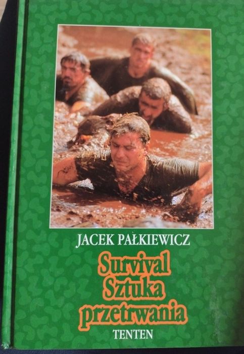 Zestaw książek związanych z survival, prepers + gratis