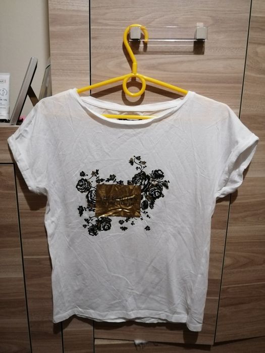 Bluzka biała bez rękawów