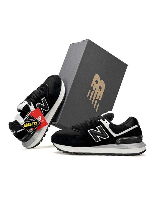 !ТЕРМО! Кросівки New Balance 574 Classic GTX Black White | 41 42 43 44 45