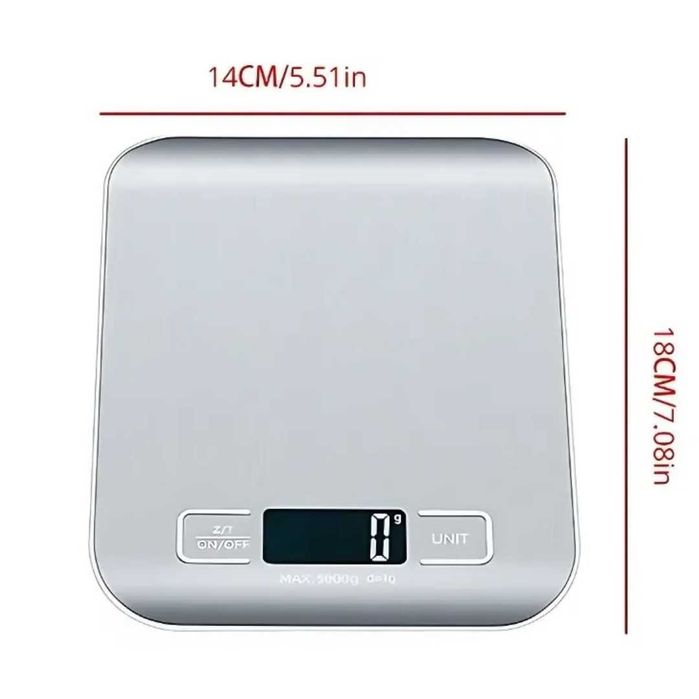 Balança Digital de Aço Inoxidável - NOVA COM DESCONTO