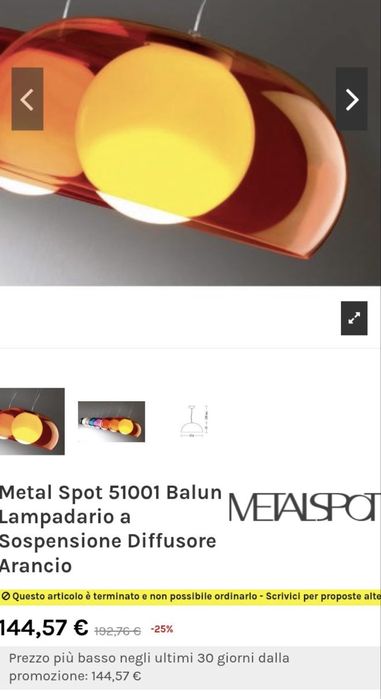 Лампа,світильник на стелю Arealite (Italy) balun 51001