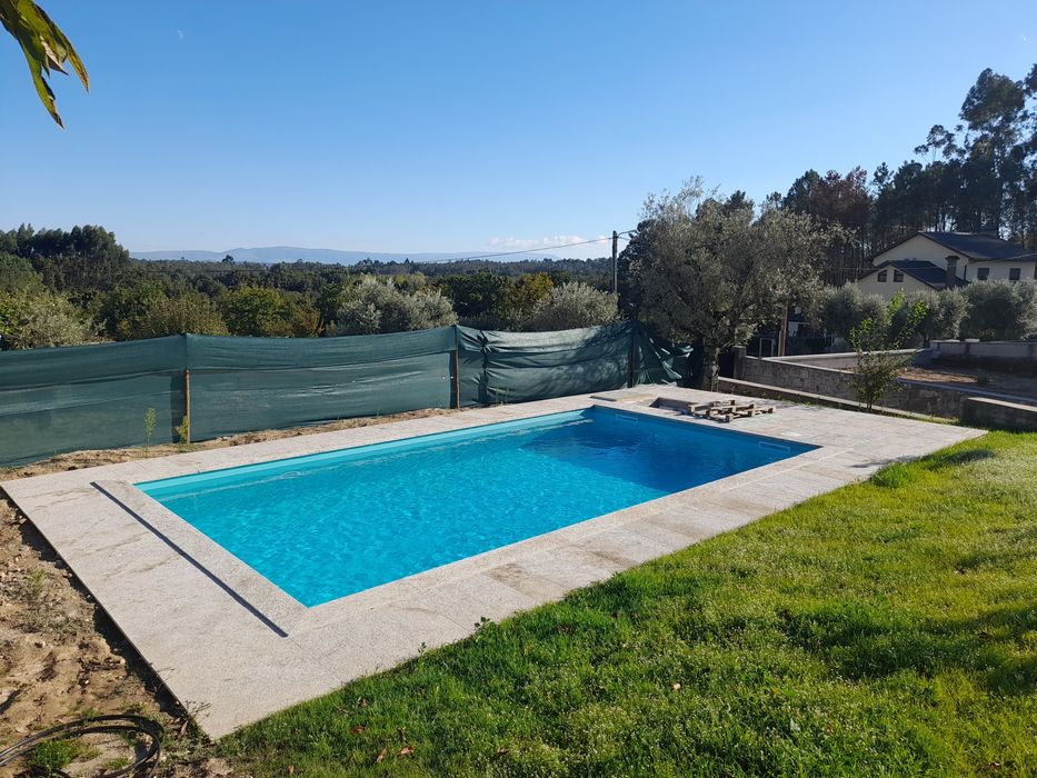 Tela armada para piscinas