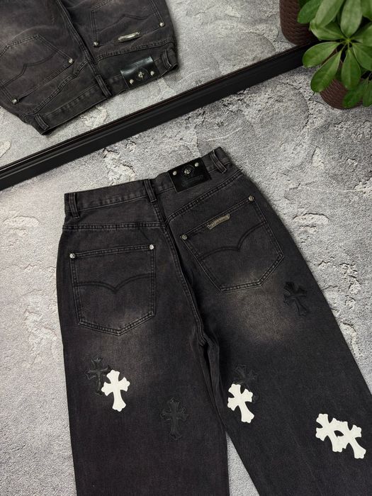 БЕЗ ПЕРЕДОПЛАТ джинсы chrome hearts джинси