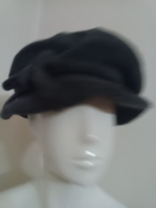 Elegancki Damski Bosmanka / Kaszkiet – 100% Wełna (Wolle) – Vintage