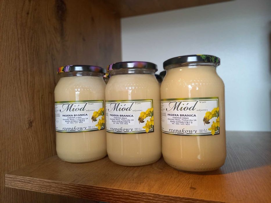 Miód Rzepakowy Pasieka Branica