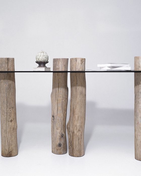 Консоль з вінтажного дуба