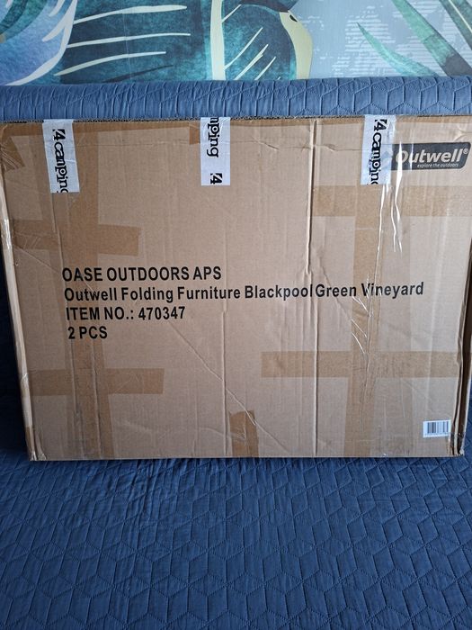 Krzesło turystyczne składane Outwell- nowe..