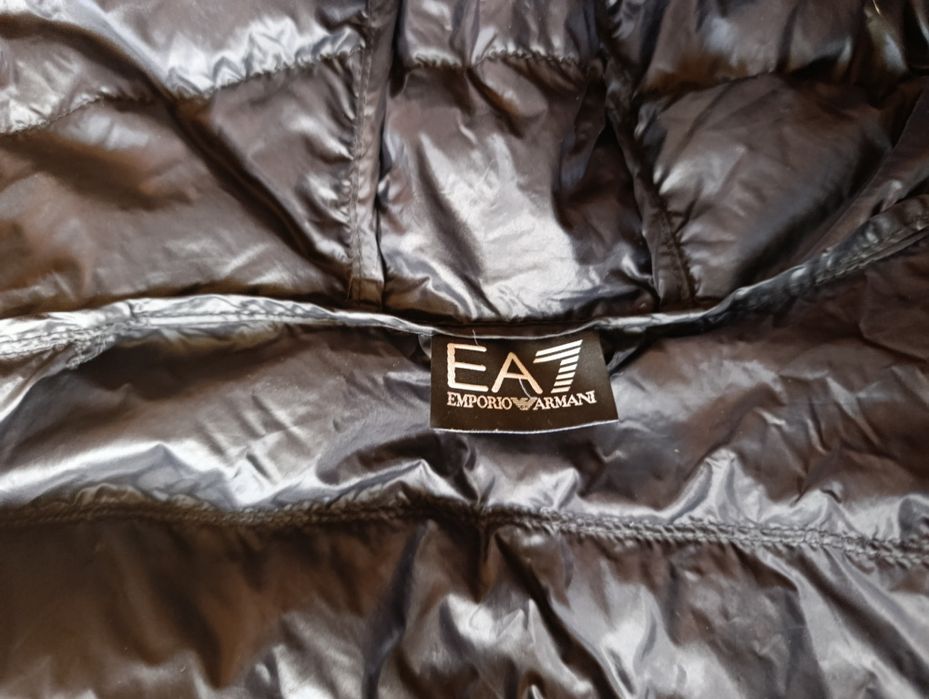 Emporio Armani – kurtka letnia z kapturem, rozmiar L