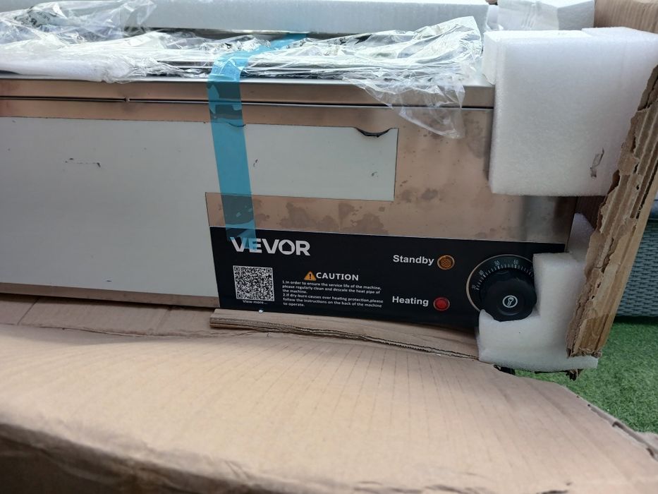 Aquecedor comercial de alimentos em inox, com 8 cubass
