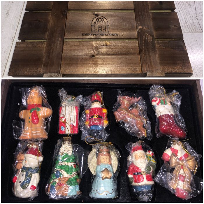 Komplet 10 porcelanowych bombek handmade Thomas Pacconi Classics 2006