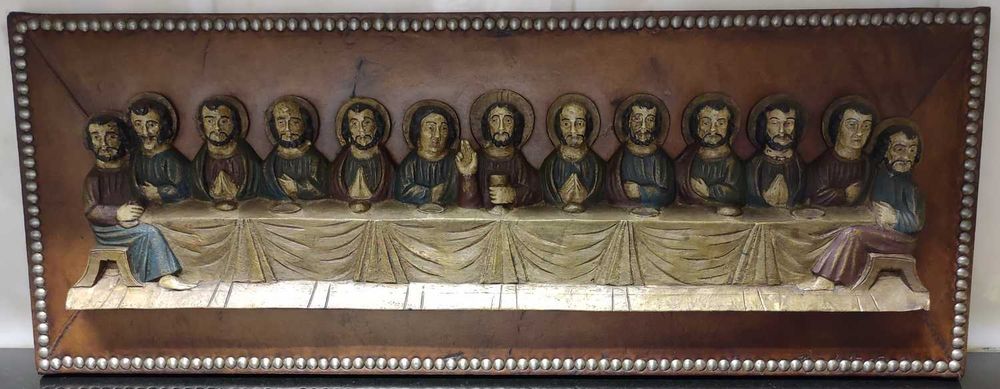 Quadro a Última Ceia antigo e raro