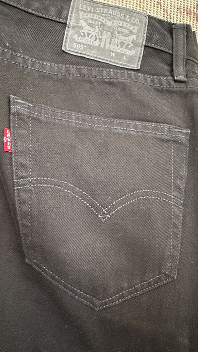 Levi’s 505 джинси чорні 32/32