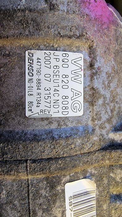 Kompresor klimatyzacji SEAT, SKODA, VW