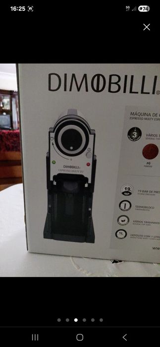 Máquina de cafe nova