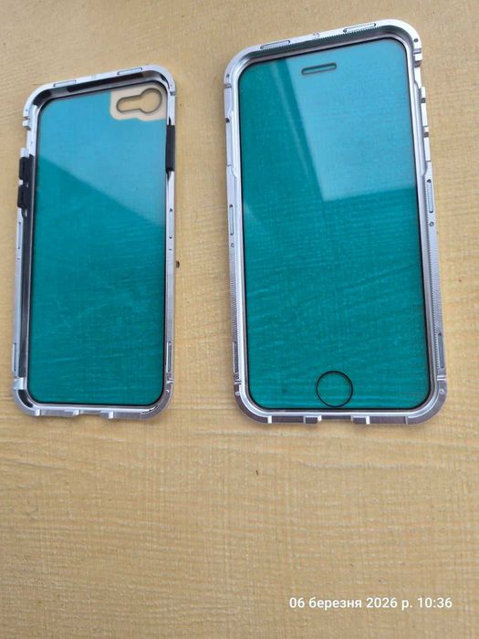 Магнітний двохсторонній чохол на IPhone 8 чехол на Айфон 8