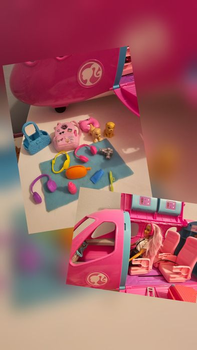 Barbie samolot, kamper, domek,samochód