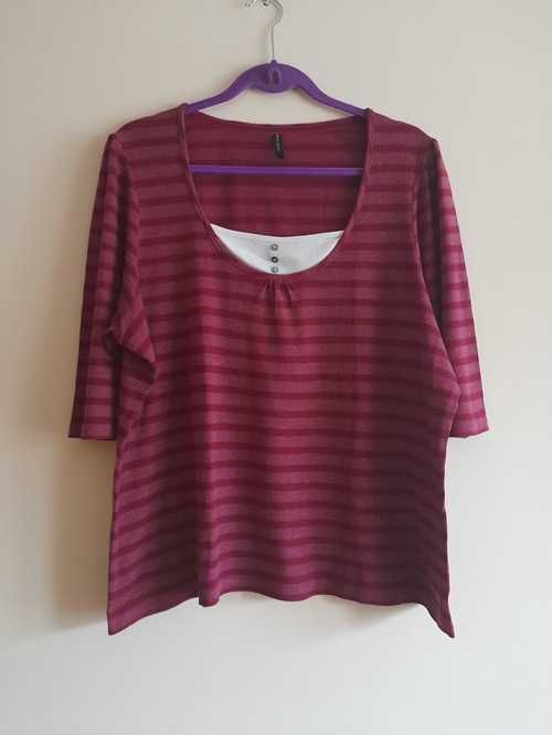 Bluzka bordowa M&S 48/50
