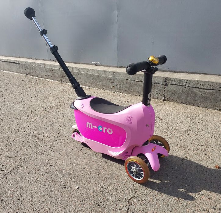 Детский самокат-беговел Micro Mini2go Deluxe Plus