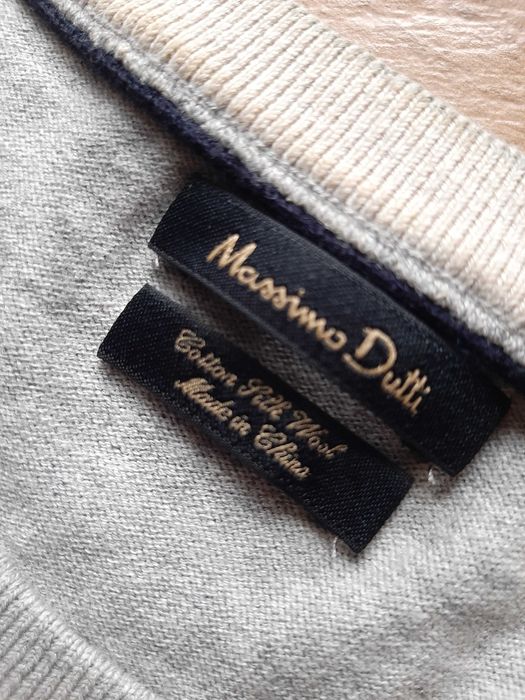 sweter Massimo Dutti jedwab wełna