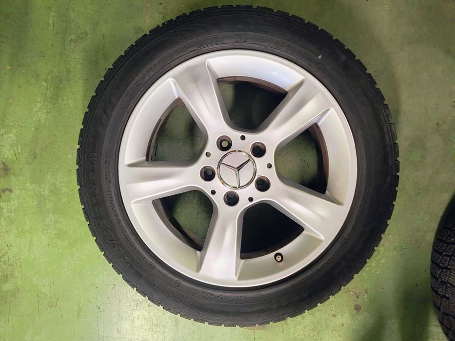 Felgi Mercedes W203 5x112 16 opony zimowe
