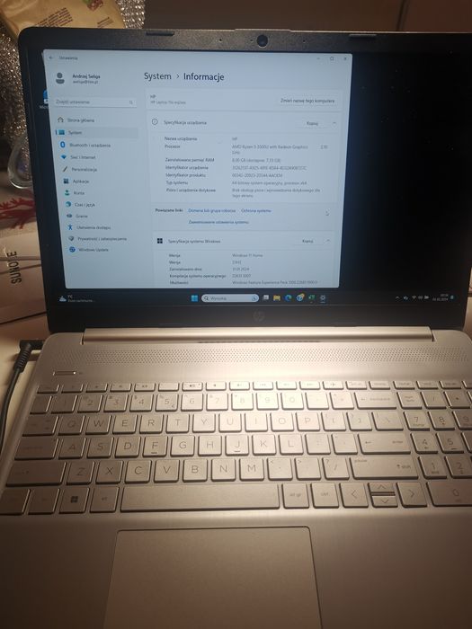 Laptop HP 15-e2000 | 15,6" | 8 GB/512 GB | Gwar do 27.07.2025 | Win 11