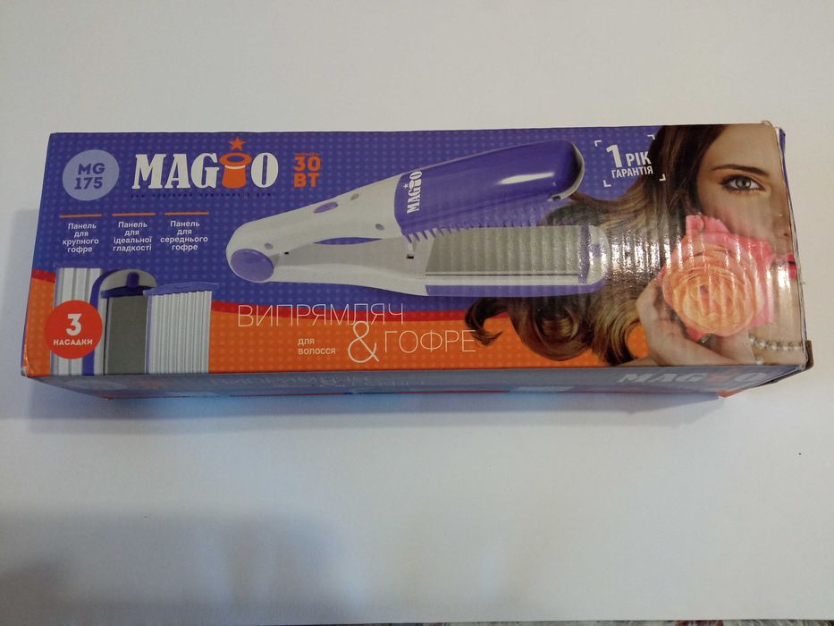 Выпрямитель и гофре для волос Magio MG-175